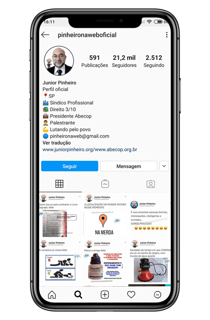 Instagram Junior Pinheiro